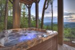 Martini Mountain Chalet - Lower Level Deck Hot Tub